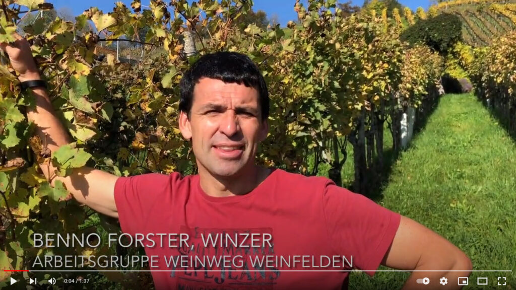 Weinweg Weinfelden - Thurgauer Tourismuspreis 2021