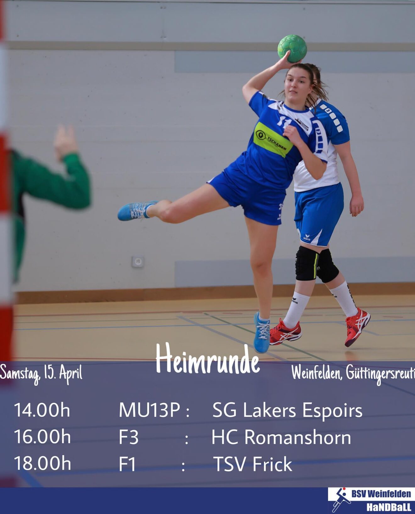 Spannende Heimspiele in der Güttingerreuti BSV Weinfelden Handball