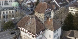 Drohne Schloss Frauenfeld